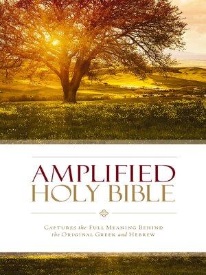 cover image of Amplified Holy Bible